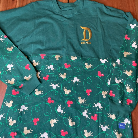 Mickey Mouse Icon Holiday Spirit Jersey for Adults – Disneyland Size Large NWT - Picture 7 of 11